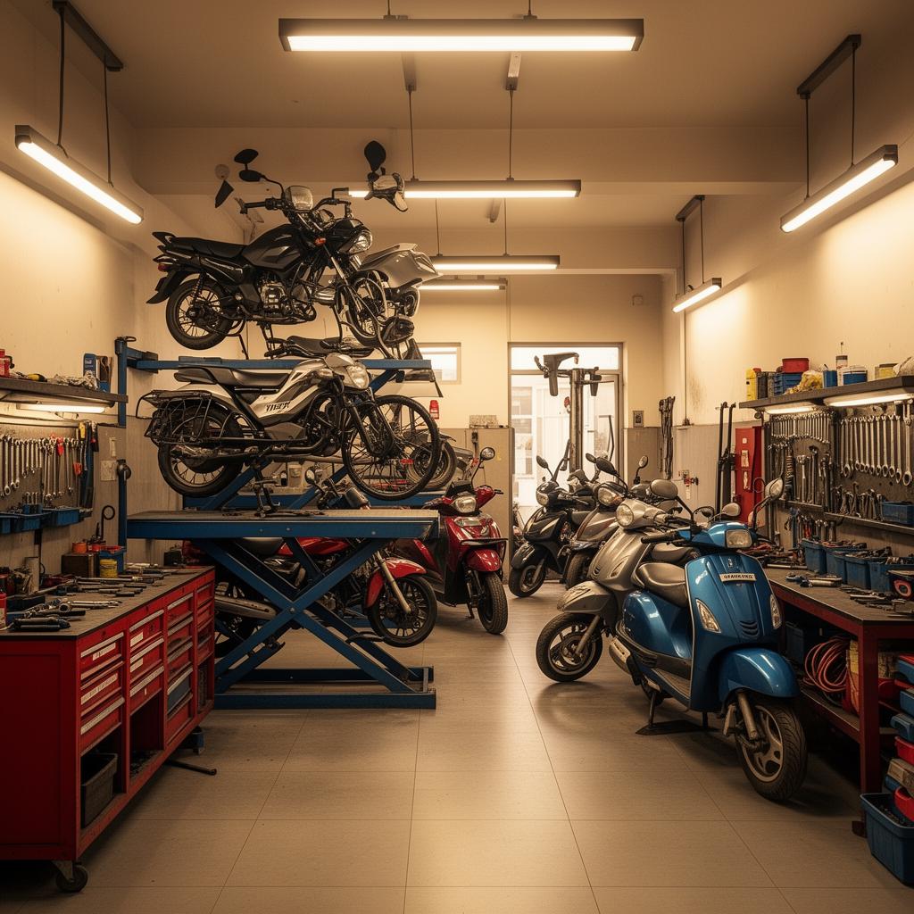 Inside the JUJO Bikes workshop in Bangalore